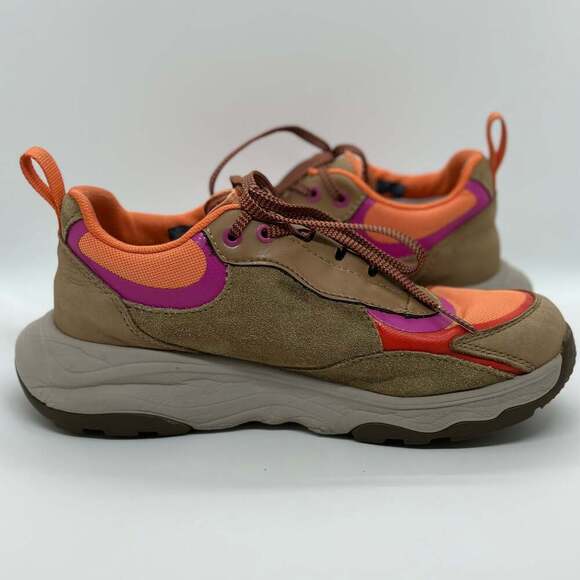 Teva Geotrecca Low RP Women’s Hiking Shoes Honey Brown Coral - Picture 6 of 15